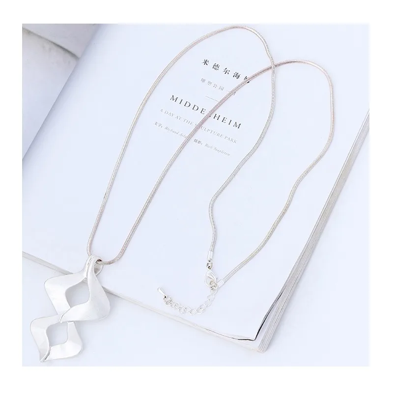 

Hot Selling Necklace Vintage Personality Long Necklace Geometric Pendant Women's Metal Sweater Chain