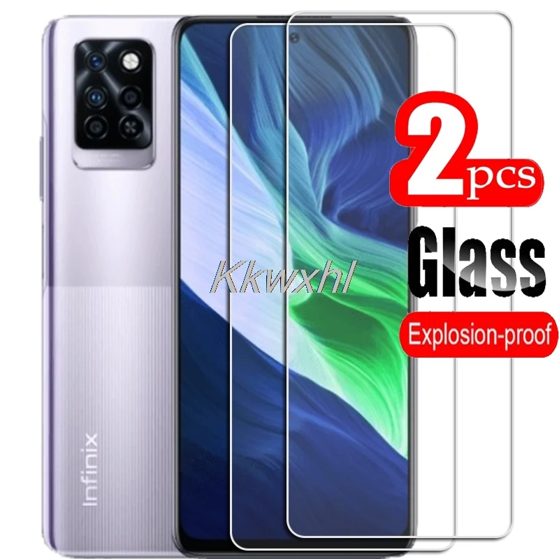 

Защитное стекло для Infinix Note 10 Pro, закаленное, с высоким разрешением, 2 шт.
