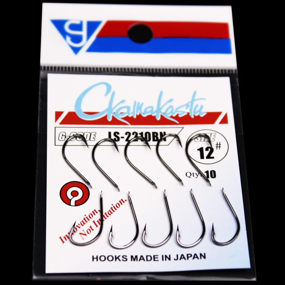 Ckamakastu 2210 Black Fishing - Fishing Hook Barbless 评论和价格