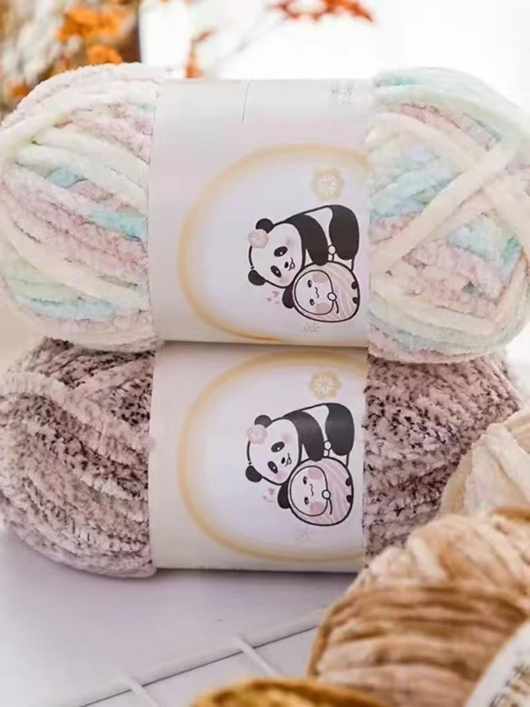 100g/Roll Chenille Yarn Thick Warm Velvet Yarn for DIY Scarf Sweater Fleece Chenille Handmade Knitting&Crocheting Thread