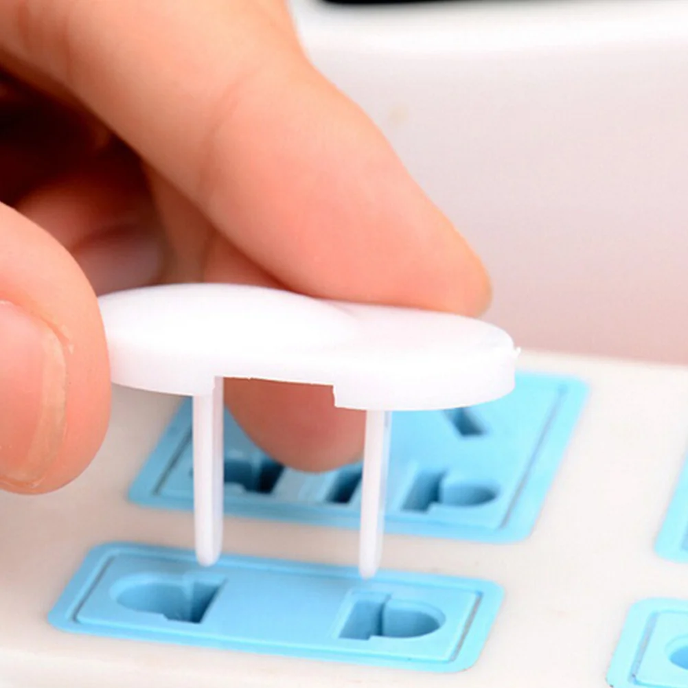 50Pcs Safety Socket Covers for Child Protection ABS Plastic Electric Outlet Plug Covers Fit and Tool Required
