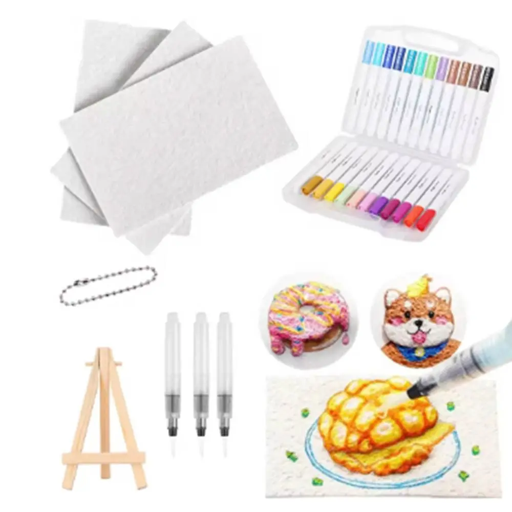 ورق رسم فارغ لتقوم بها بنفسك ماجيك منتفخ الطلاء الإسفنج الملمس مع الحامل ثلاثية الأبعاد الرسم قماش سحري ثلاثية الأبعاد تأثير الحرف اليدوية رغوة الملمس #4