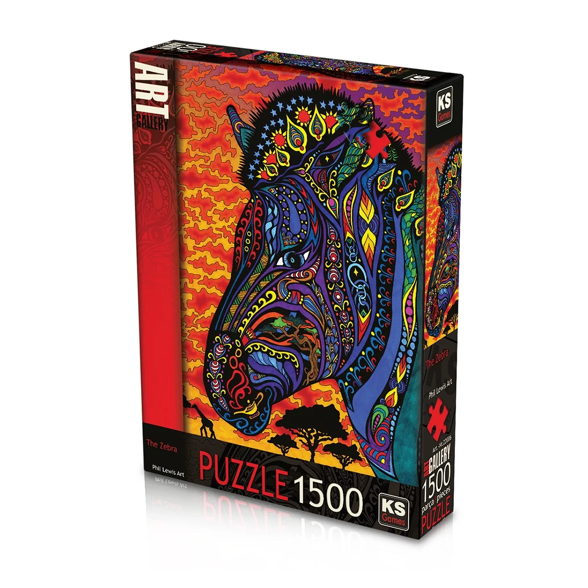 KS The Zebra 1500 piece Puzzle