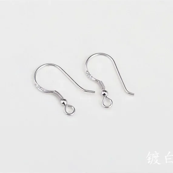 5 pairs of S925 sterling silver ear hook accessories semi-finished earrings handmade DIY making material accessories