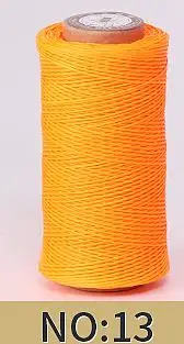 Leder Handwerk DIY Projekt 150d Leder Nähen Polyester Flach wachs Schnur Durchmesser 0,8mm 50 Meter