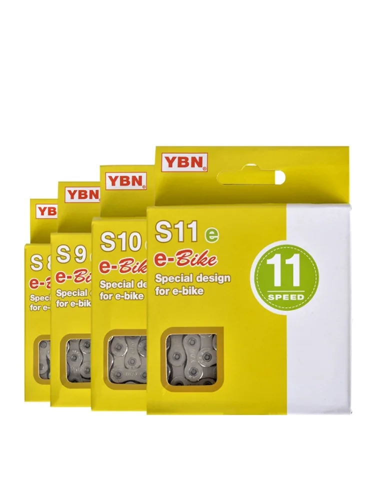 AliExpress GOLDIX YBN E-Bike Chains 8/9/10/11/12 speed Electric bicycle chain Special design For Mid-Motor BOSCH E-Bike and shima* e-Bike System