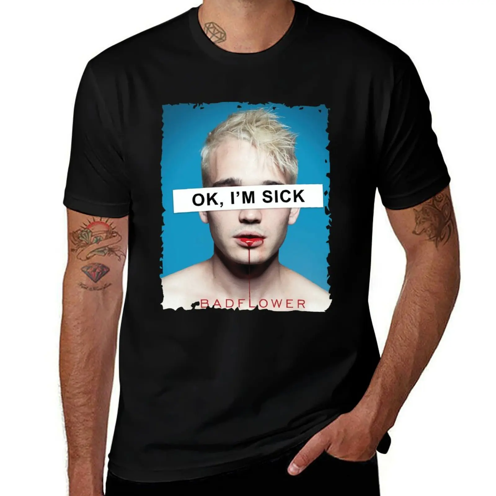 

Badflower OK, I_m Sick Women_s T-Shirt t shirt man designer man t shirts graphic T-Shirt
