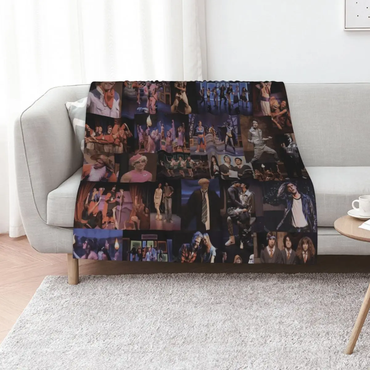 

Starkid Collage Throw Blanket anime Extra Large Throw Bed linens Travel Blankets