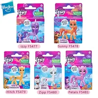 Hasbro My Little Pony Crystal Pony Action Figure Petals Izzy Hitch Sunny Zipp Model Doll Toy Ornament Kids Gifts