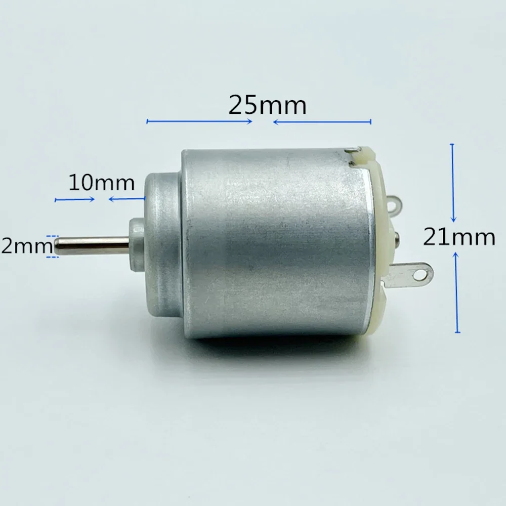 Mabuchi RE-140RA-12240 Motor DC 3V-6V 9800RPM Mini 21mm Round Motor 4WD Toy Engine for DIY Electric Toy Model Design Accessories