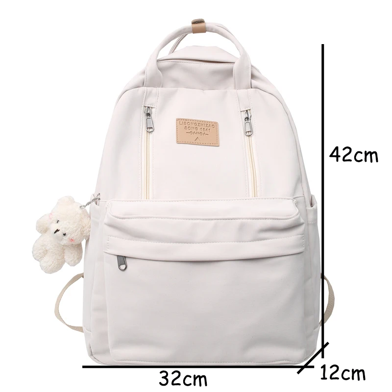 Many Pocket Women Backpack High Quality Youth Waterproof Backpacks for Teenage Girls Female School Shoulder Bag Bagpack