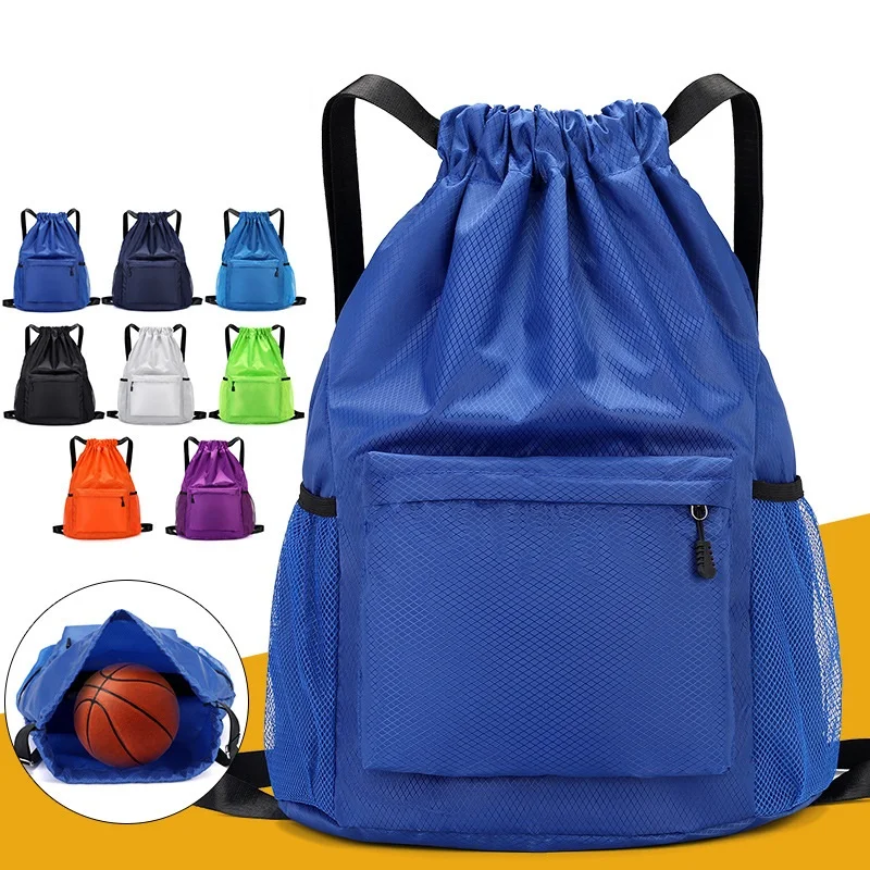 Bundle pocket drawstring drawstring travel backpack basketball sports men women swimming training storage backpack waterproof
