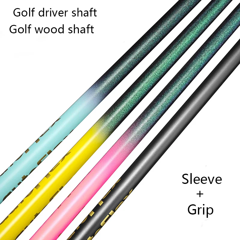 Poros driver Golf, Flex 405 / 505 / 505X / 505XX, lengan perakitan gratis dan pegangan, klub Shftas, PINK/hitam/biru/kuning