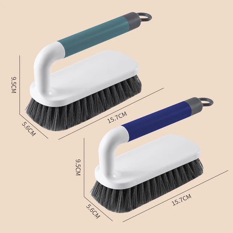 

Heavy Duty Cleaning Brushes with Handle for Shower Bathroom Carpet Kitchen and Bathtub Scrubber (2pcs/pack)