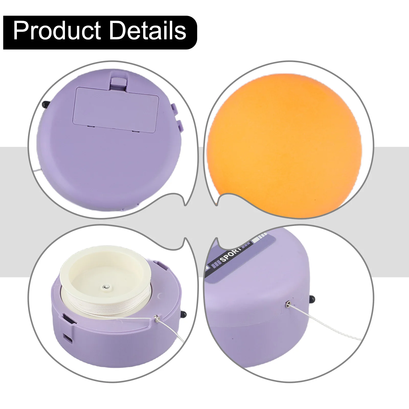 Self-Trainer Table Tennis Automatic Table Tennis Trainer Adjustable Length Easy Installation For For All Ages Self-Trainer