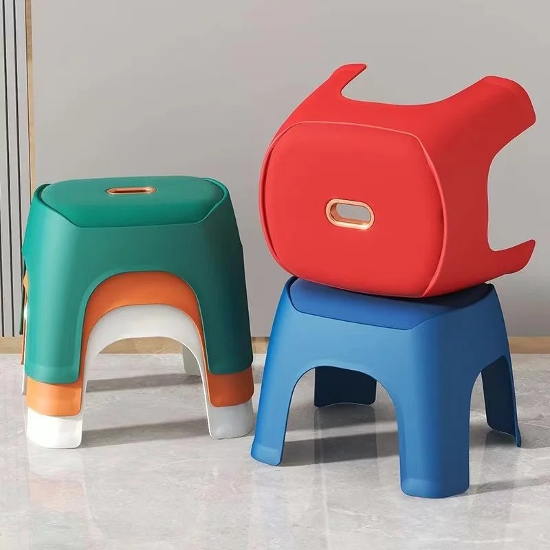 2024 Anti-slip Footstool men Bathing Stool Low Stool Baby Bathroom