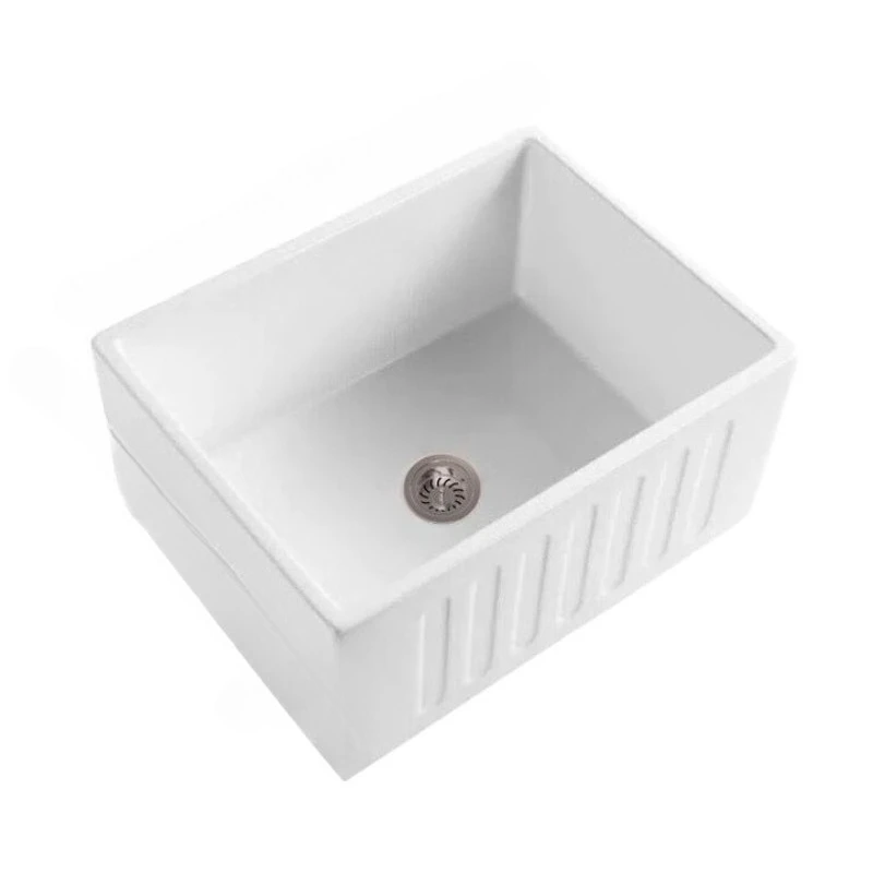 

American ceramic sink front semi-embedded