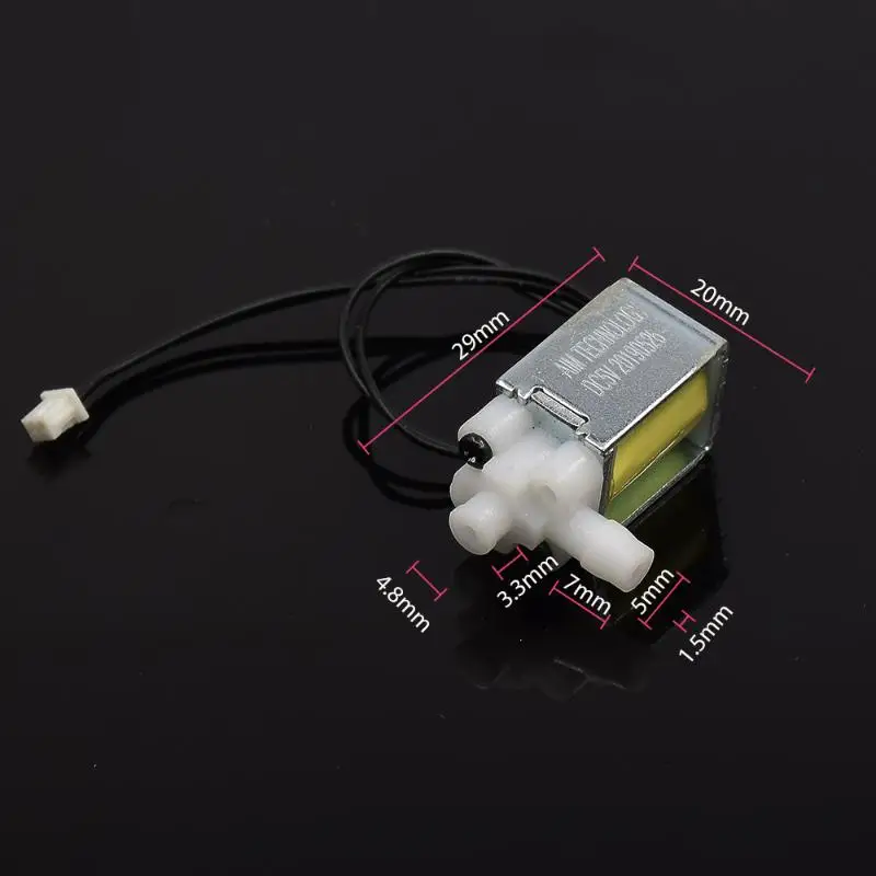 Unique DIY Solenoid Valve, Micro Control, Normally Closed, 3.3V-5V, for Mini Watering Systems