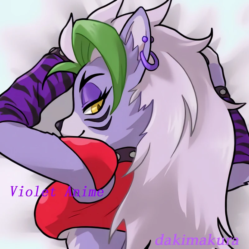 Dakimakura أنيمي roxanne الذئب 6 على الوجهين طباعة الحياة الحجم وسادة للجسم غطاء الفراش الهدايا