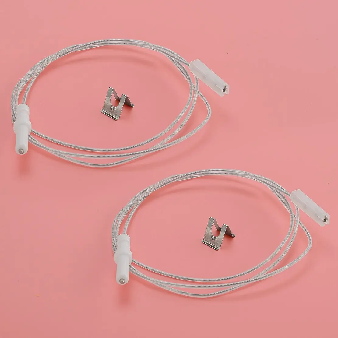 2Pcs 900mm Ignition Wire Gas Cooker Cooktop Stove Range Electrode Spark Plug Igniter