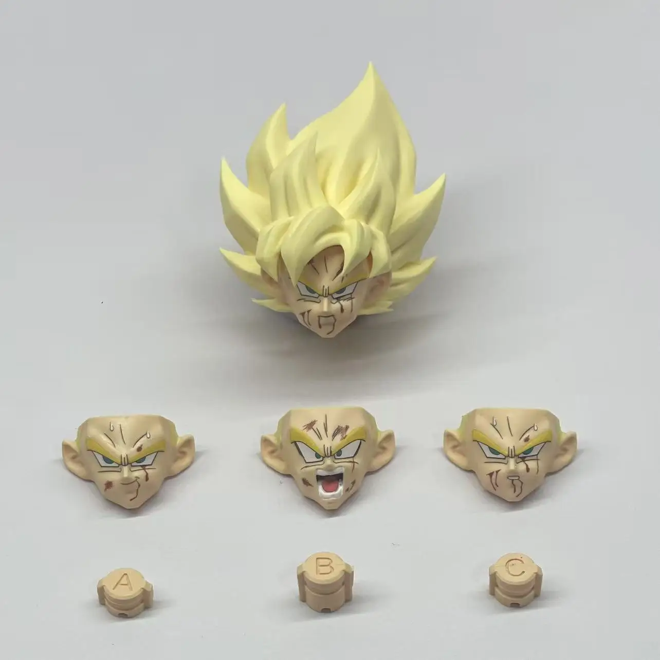 Figurka akcji Dragon Ball Son Goku z rzeźbioną głową - Battle Damage 2.0 3.0 Voxel KO, model kolekcjonerski, zabawka - dostępna od ręki