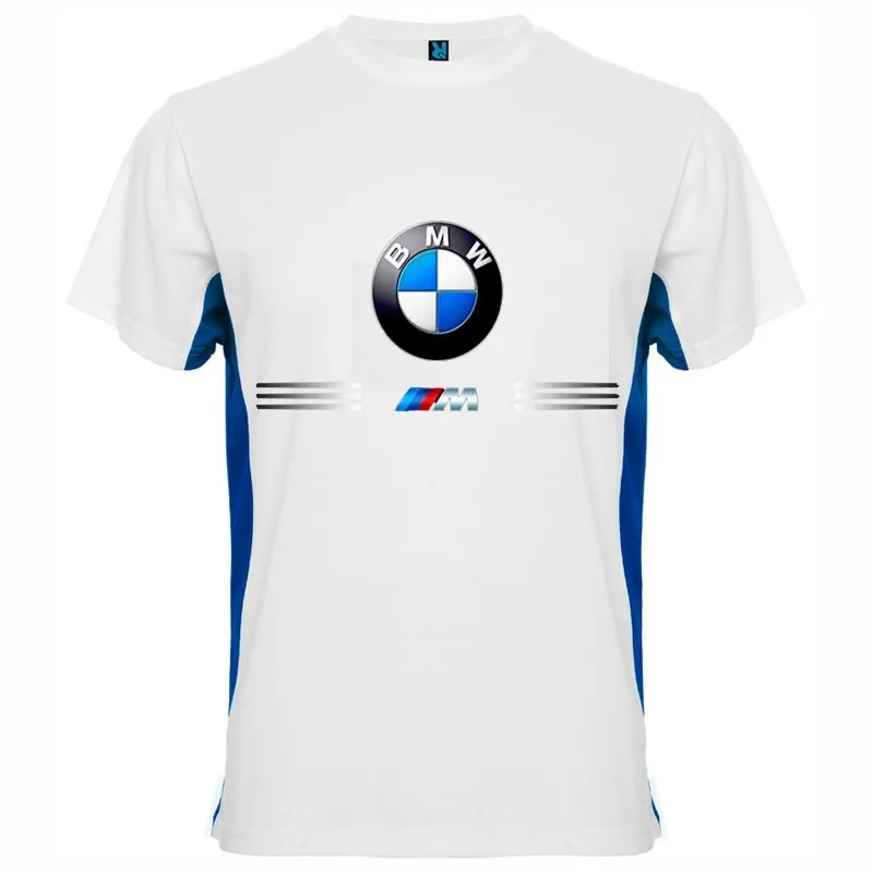 

Men's Round Neck Training Top BMW Sportswear 3D Printed Breathable Quick Drying T-shirt for Both Men and Women BMW Casual T-shir