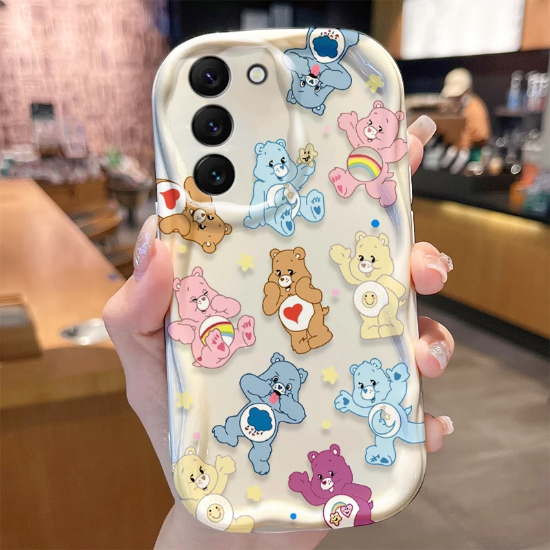 Care Bears Wave Case for Samsung Galaxy S25 S24 S23 S22 S21 Ultra Plus S20 FE A73 A72 A71 A56 A55 A54 5G A52 A52S A51 4G Cover - náhled 3