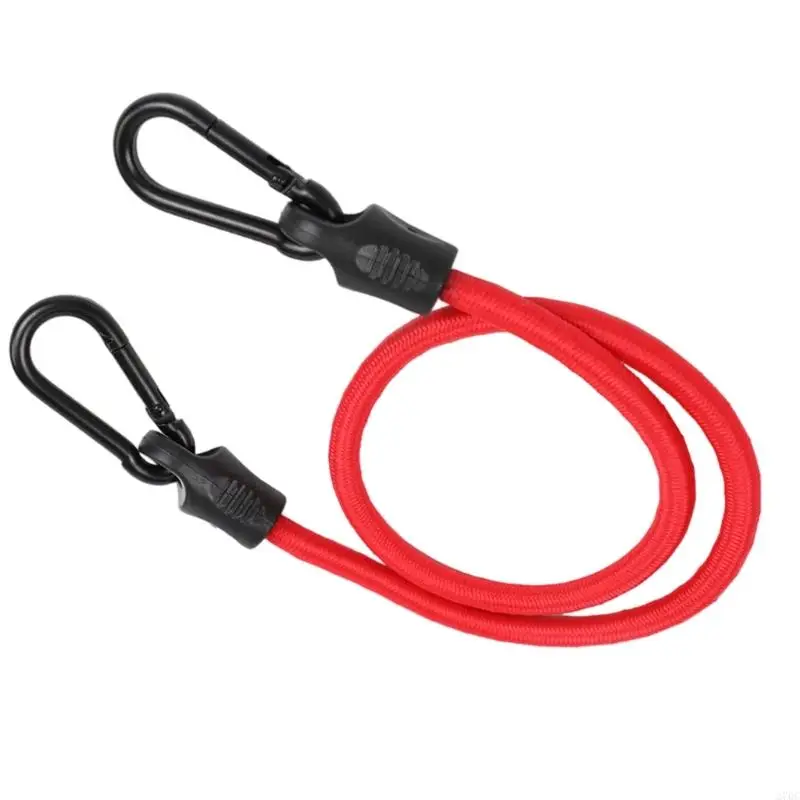 270C Tensioning Strap with Carabiner Hook Bungee Cord Rubber Tensioner Expander Tie Strap Luggage Strap with Carabiner Hook