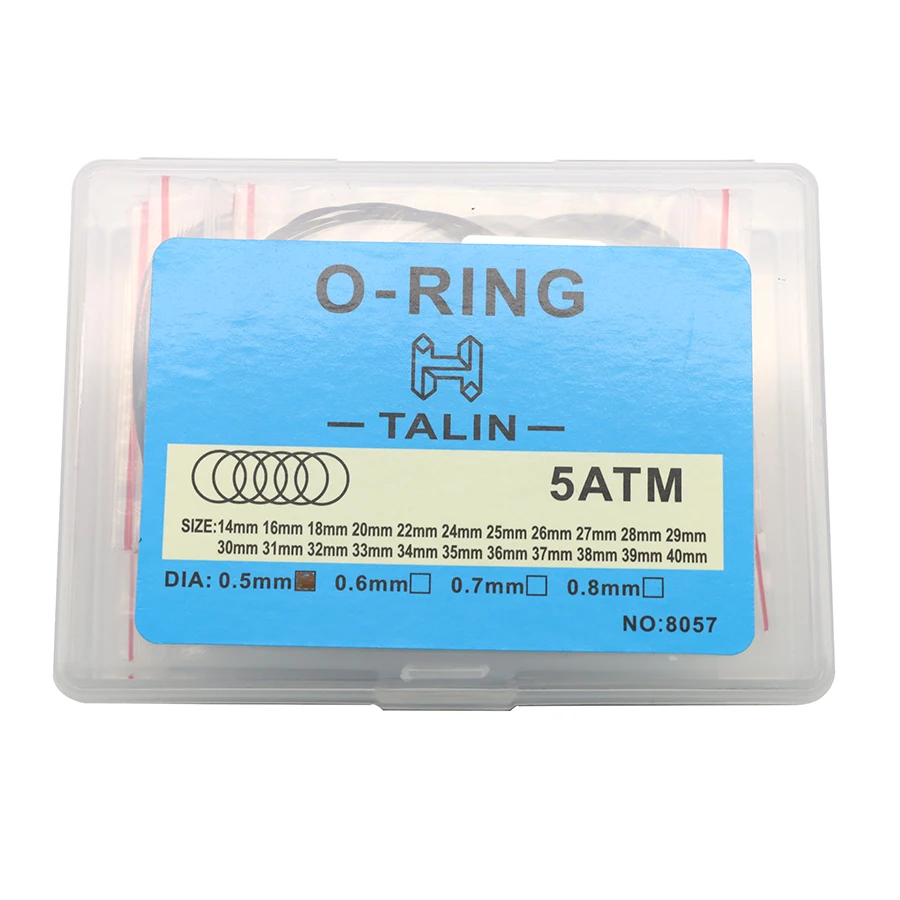 Детали часов, задняя крышка часов, водонепроницаемое кольцо, уплотнительное кольцо, нижнее скрытое кольцо, эластичное резиновое кольцо в штучной упаковке 0,5.