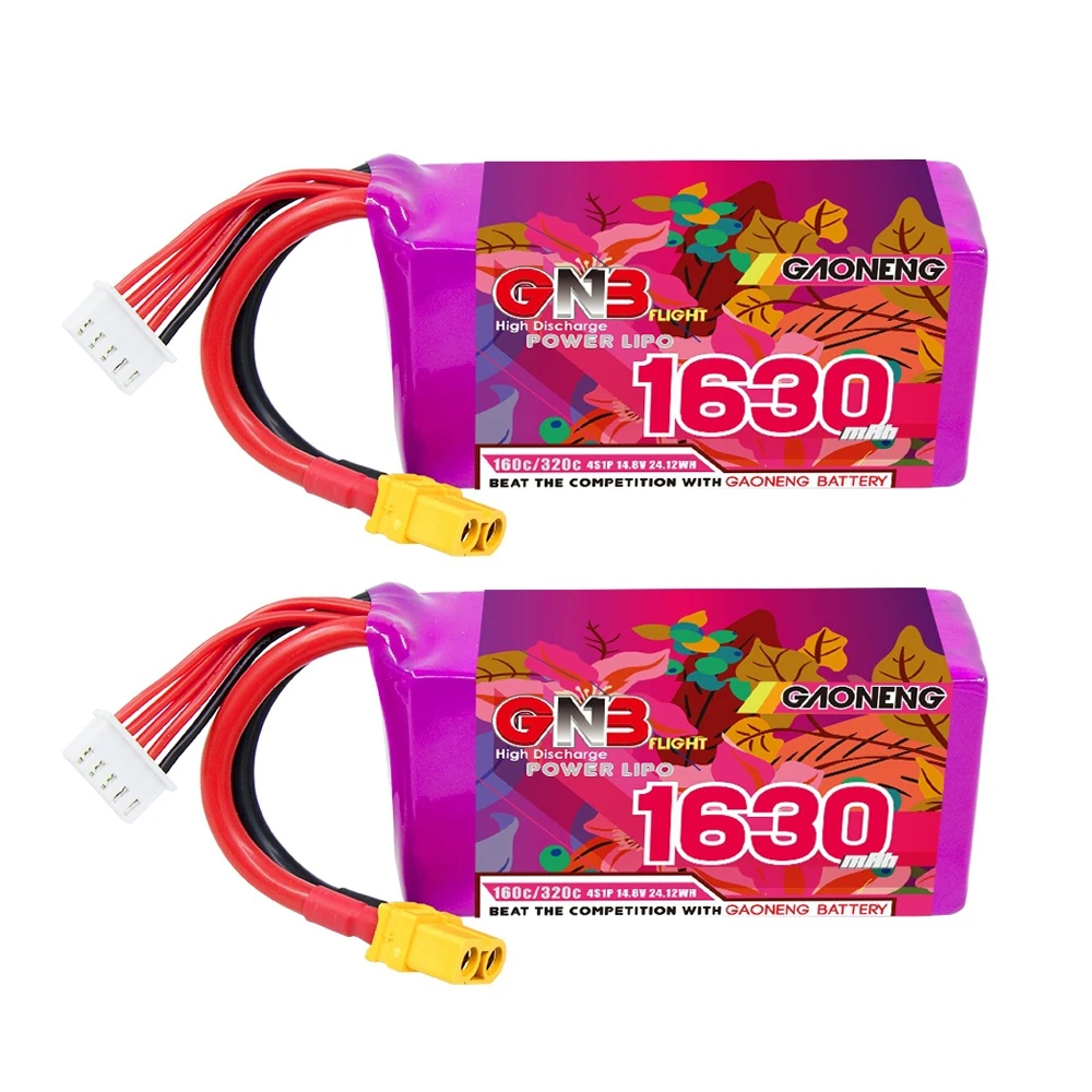 TERFPV 2 Stück GNB 2S 3S 4S 6S 8S 160C Wiederaufladbare Lipo-Batterie 650/880/1100/1300/1400/1530/1630mAh für FPV Drohne Flugzeug RC-Teile Hobby 9