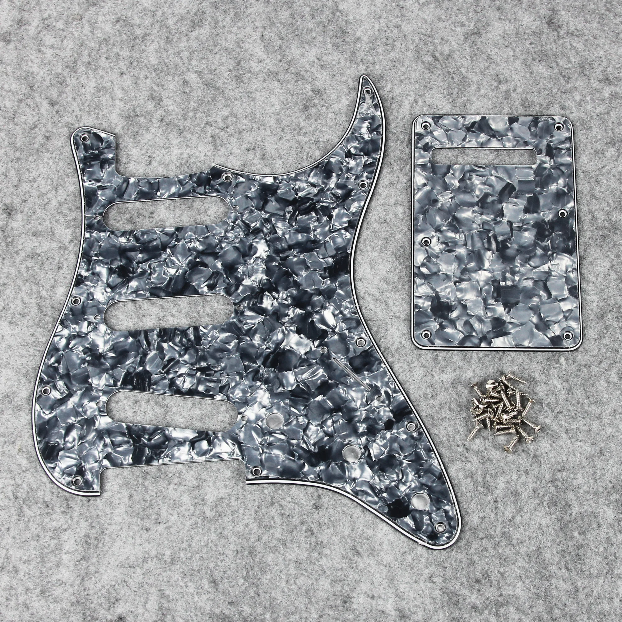 FLEOR Satz SSS-Schlagbrett ST FD Gitarren-Kratzplatte, 11 Löcher, Rückplatte und Schlagbrettschrauben für E-Gitarre in den USA/Mexiko – Detail 13
