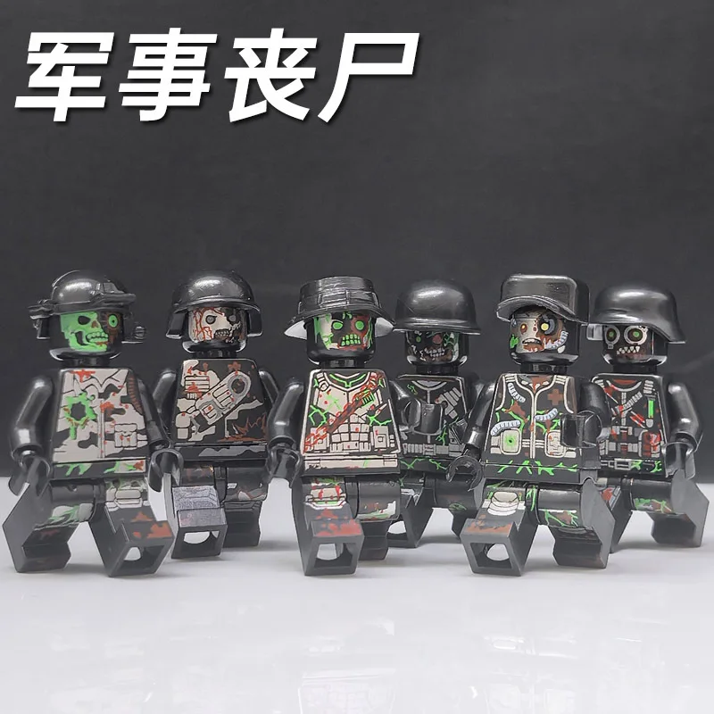 Bausteine, Figuren, humanoide Puppen, Spielzeug, Minifiguren, Kinderspielzeug, Geburtstagsgeschenke, Zeichentrickfiguren.