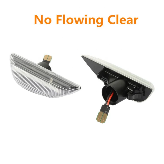 2 szt. Samochodowe LED Kierunkowskazy Boczne do Opel Mokka X i Chevrolet Trax 13-19 Transparentne