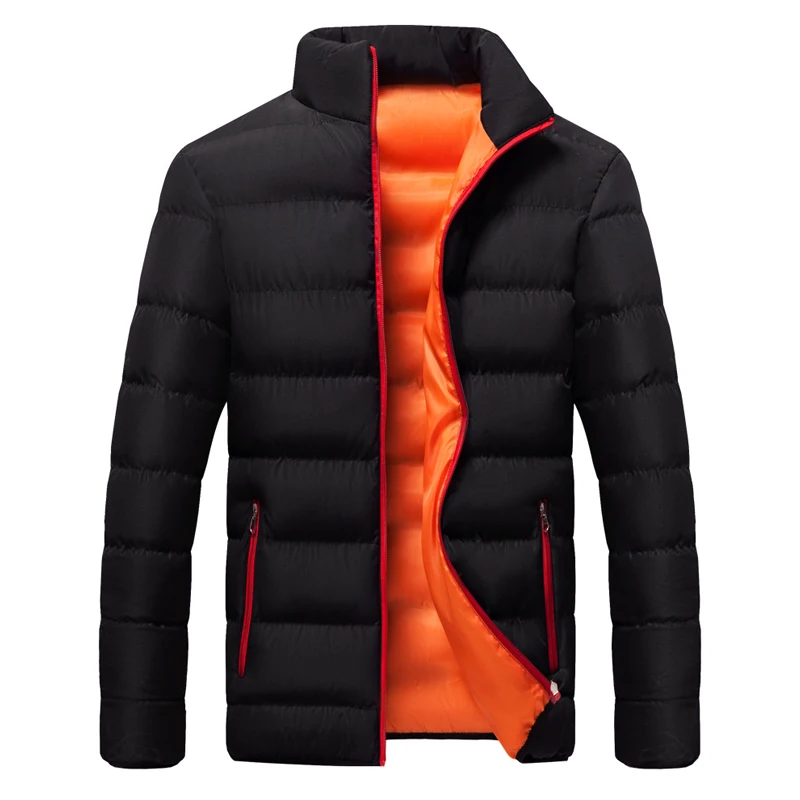 Autumn Winter Cold Jacket For Mens Thermal Coat Light Down Jackets Outwear Man Fashion Casual Windbreaker Male Clothes