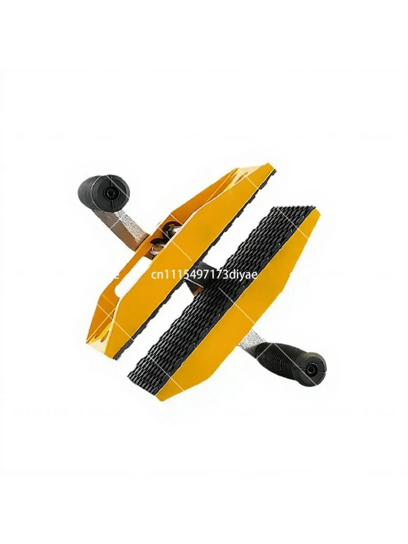 Double Handed Carrying Clamp for Granite Glass Stone Slab Lifting Tool with Rubber Pads for Ceramic Marble 350KG