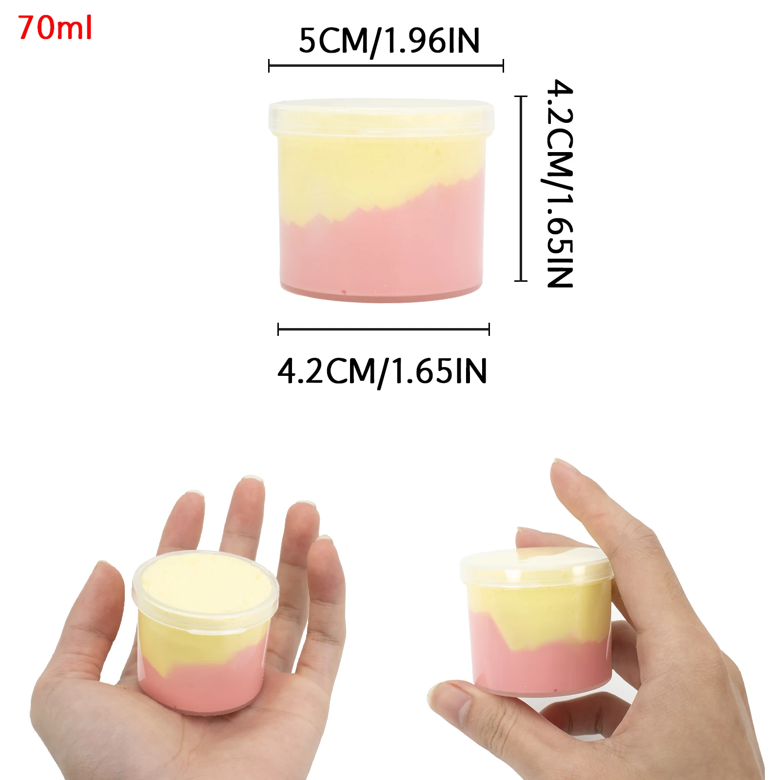 Рисунок 6 - 70 мл набор пушистых слизи с маслом