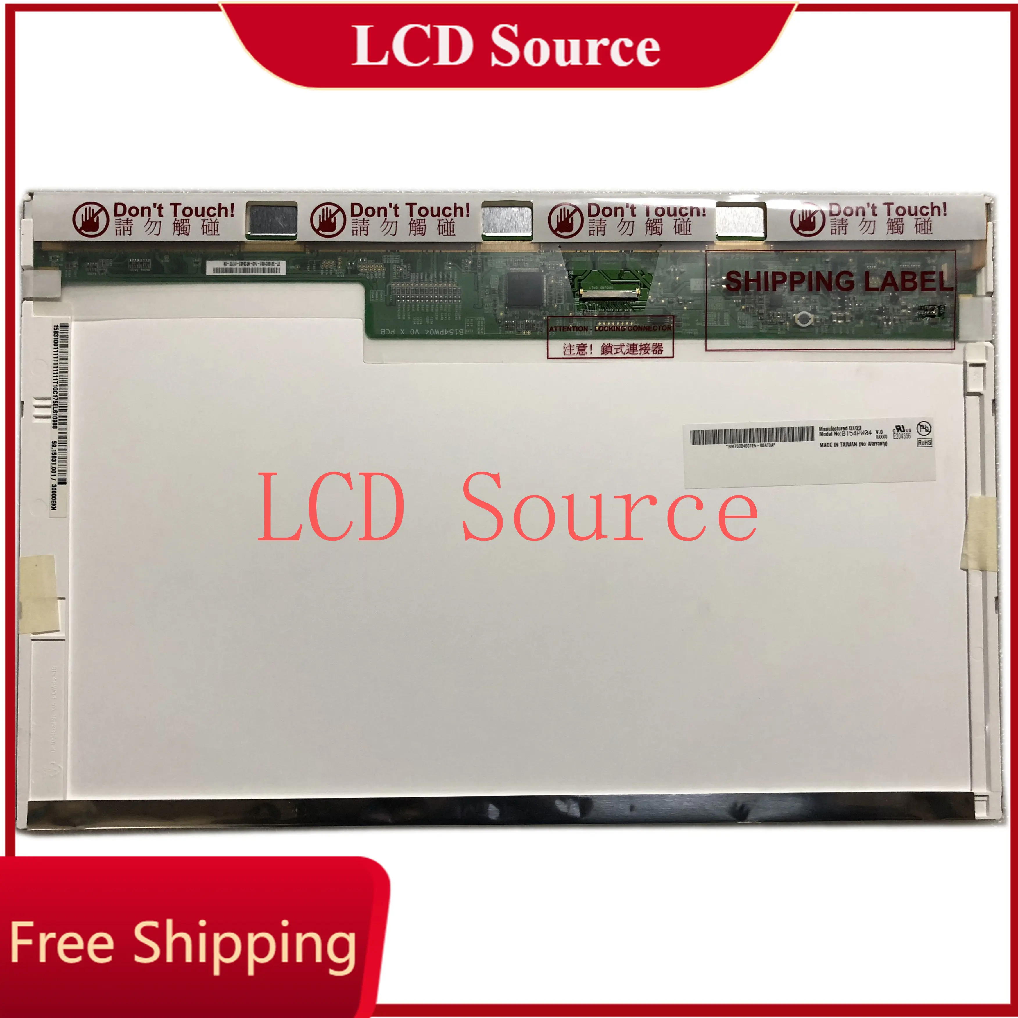 ajuste ltn154bt03 lp154wp2 tla3 ltn154bt02 154 matriz de exibicao para macbook pro a1260 a1226 tela lcd do portatil b154pw04 v0 01