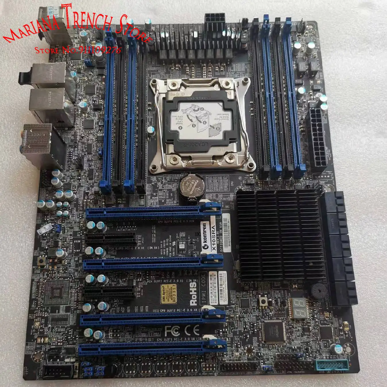 

X10SRA для материнской платы Supermicro LGA2011 Xeon E5-2600/1600 v4/v3 Core i7 DDR4 PCI-E 3,0 SATA3