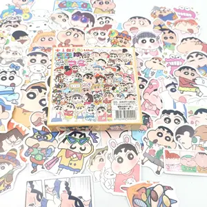 60 قطعة / مربع قلم رصاص شين تشان دليل ملصقات ملصقات الكرتون الكرتون الزخرفية سكرابوكينغ يوميا القرطاسية اللوازم المدرسية لعبة أطفال أفضل 10 صور قصب أطفال مبيعا - رقم 10