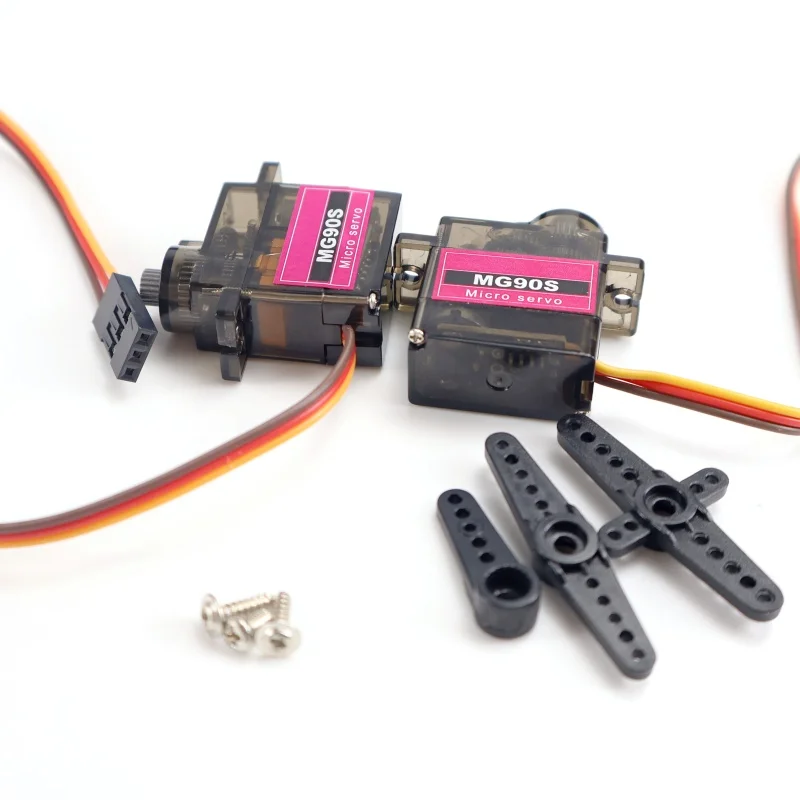 4 stks/partij MG90S Metal Gear Digitale 9g Servo Voor RC Helikopter Vliegtuig Boot Auto RC Robot