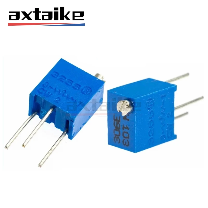 10PCS 3266W 3266 10K Adjustable Precision Potentiometer 1K 2K 5K 20K 50K 100K 200K 500K 103 1M 101 201 501 104 100 200 500 Ohm