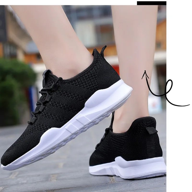 Fujeak Women Running Shoes Breathable Sneakers design Tennis Trainers Lightweight Casual Sports Male Lace-up Anti-slip Shoes