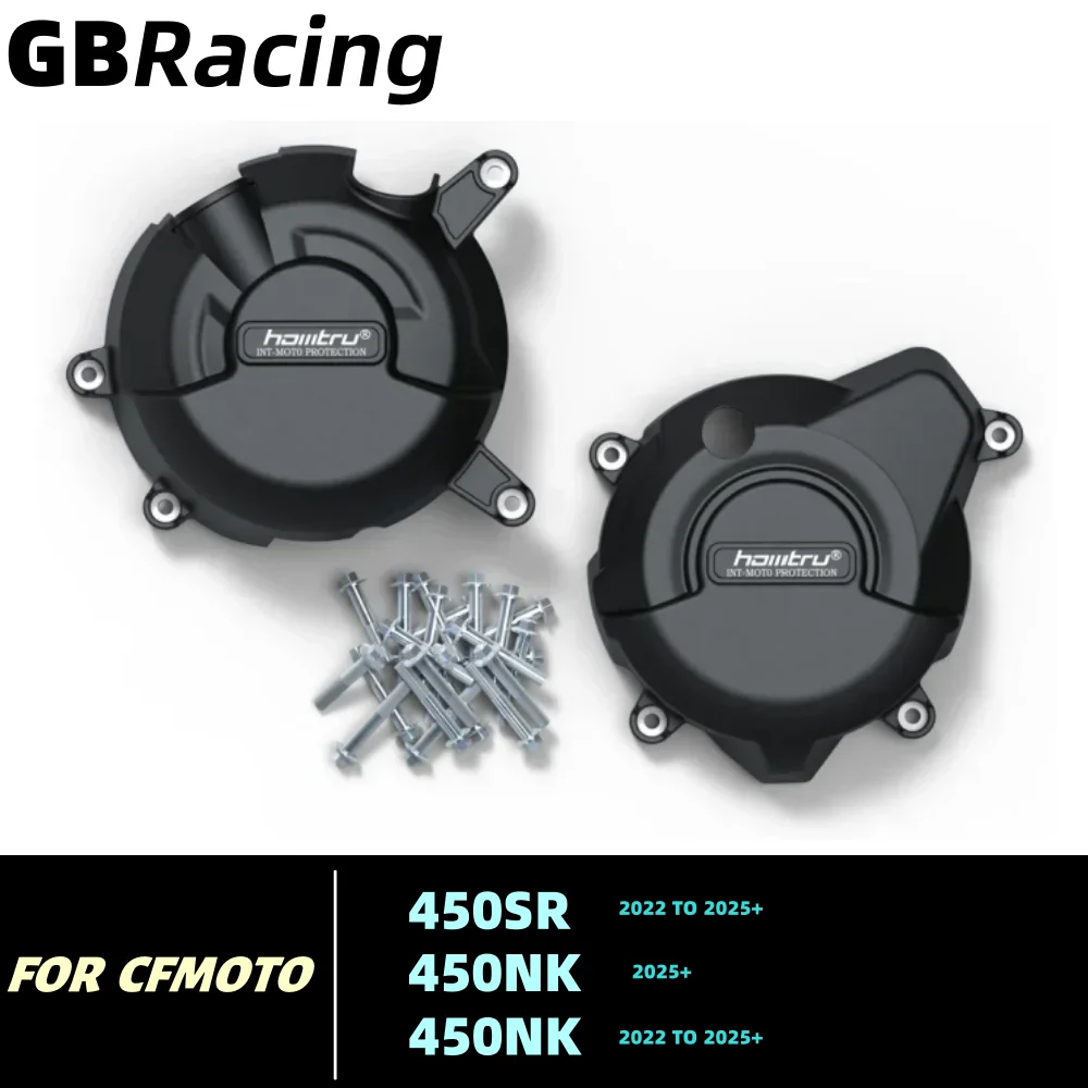 

GBRacing 450NK/SR/SS 2022-2025 For CFMOTO Motorcycle Accessories Clutch Pulse Protection Cover AC Generator Protection Cover