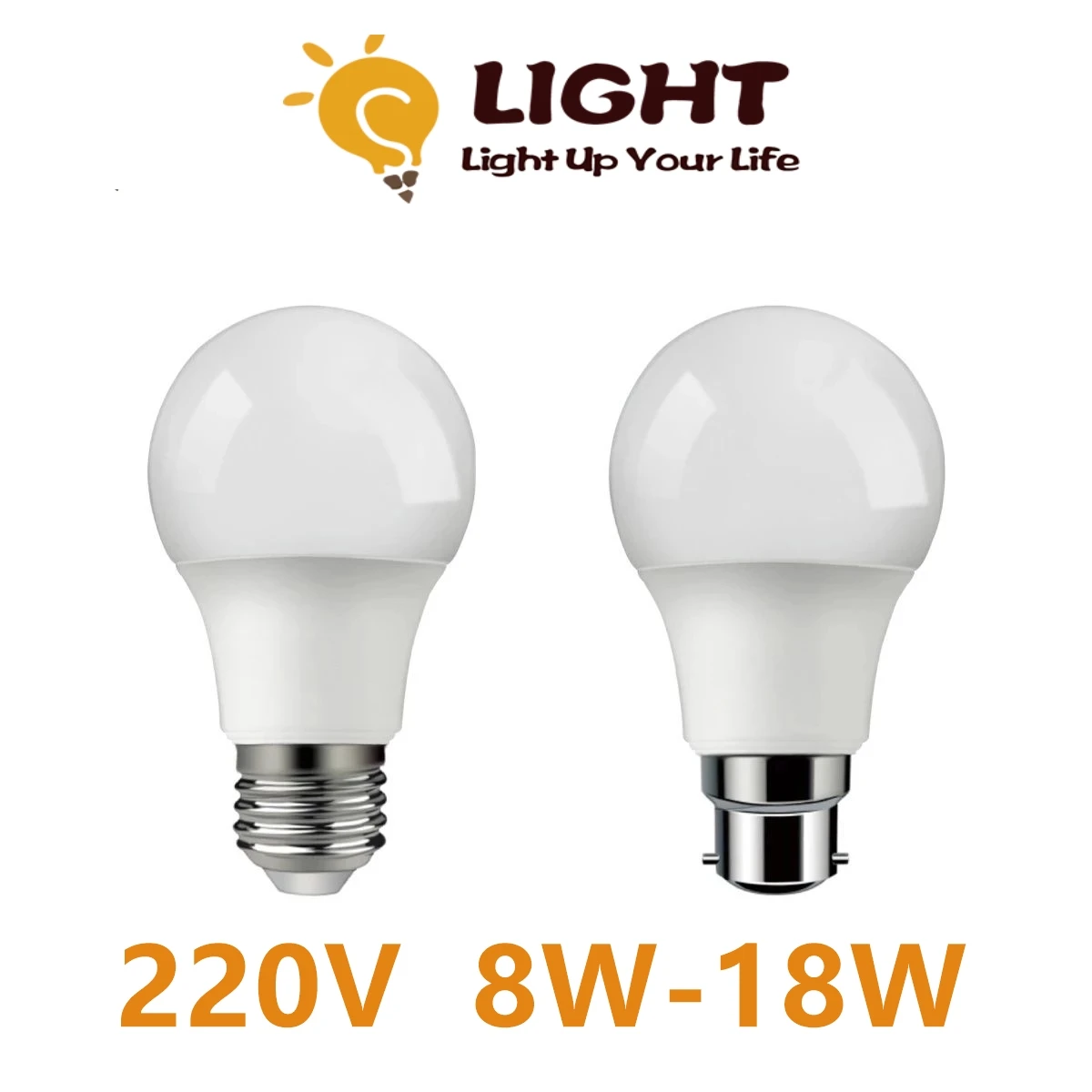 High Brightness LED Bulb A60 8W-18W E27 B22 Super Bright 3000K 6000K Energy Saving Lamp for Home Office Interior Lighting BulB