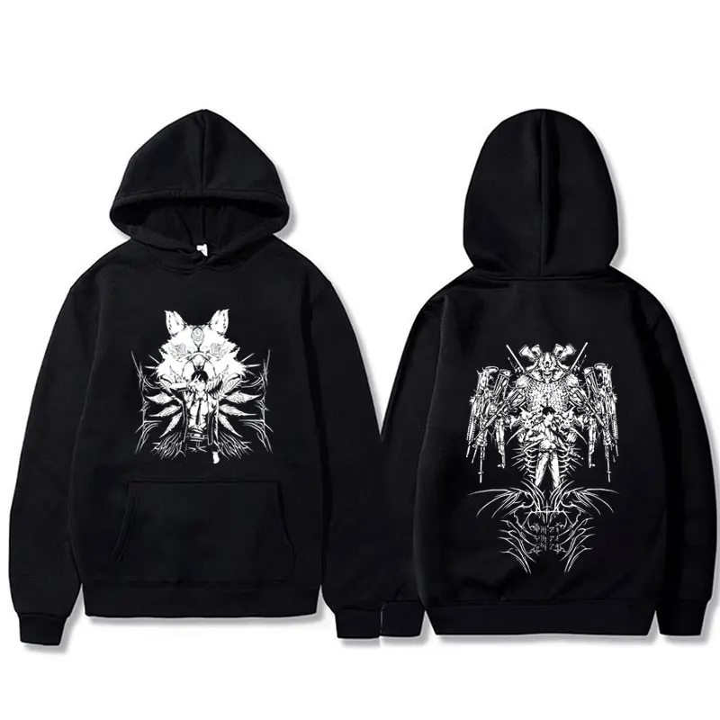 

Hot Anime Chainsaw Man Hoodie Hayakawa Aki Fox Devil Kon Graphic Sportswear Men Women Manga Casual Oversized Pullover Hoodies