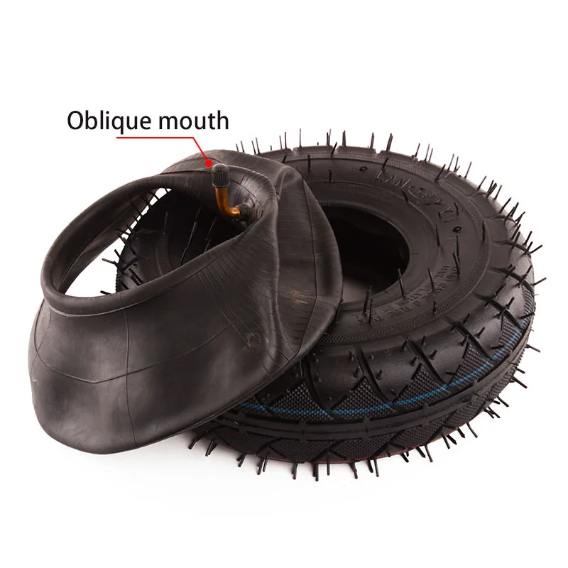 

LING QI Pneumatic Inner And Outer Tires Are Suitable For ATV Electric Vehicles, Product Model: 4.10/3.50-4 Inches