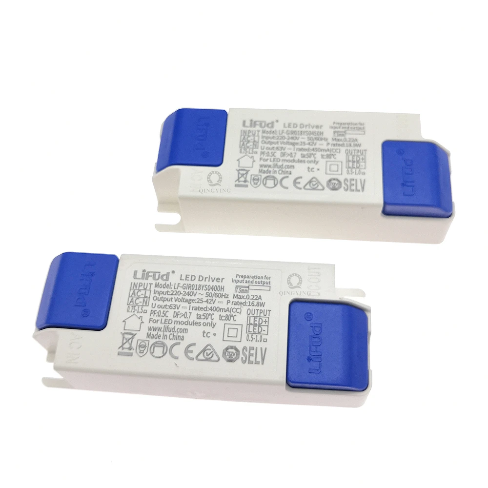 Lifud LED Driver 10w-23w GIR013 GIR018 GIR024YS 250mA 300mA 350mA 400mA 450mA 500mA 550mA 600mA 25-42v pencahayaan Transformer