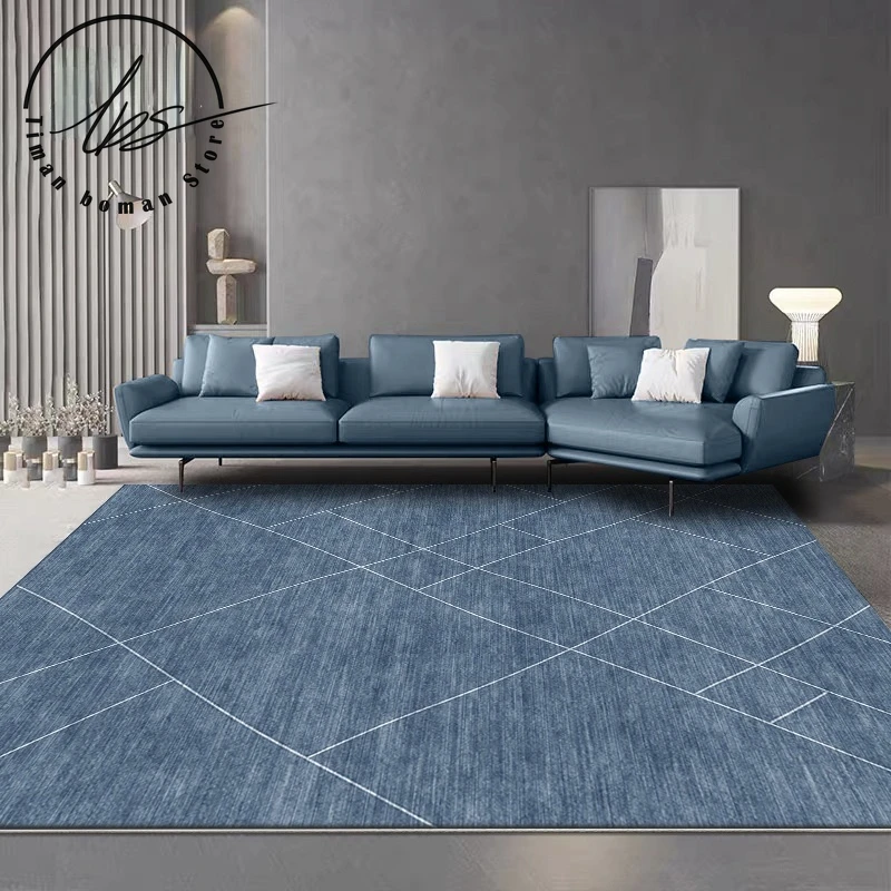 Light Luxury Abstract Carpet, Monochromatic, Striped Carpets, Living Room, Large Area Rug, Bedroom, Coffee Table Rugs,