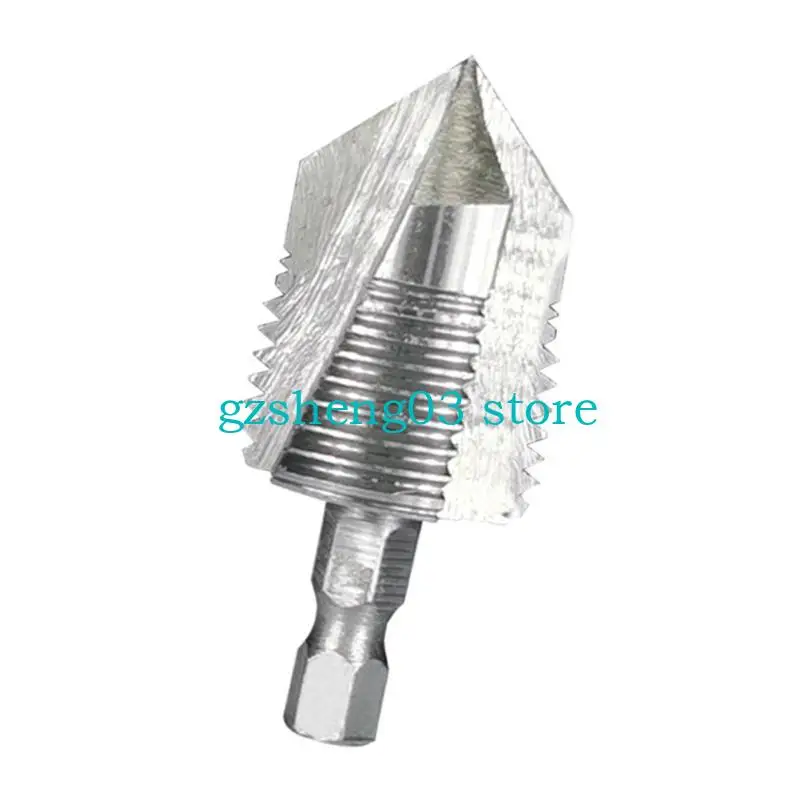 U75C PVC Thread Maker Tool for Electric Drill,Plastic Pipe Threader 1/2inch 3/4inch PVC Pipe Threading Dies Pipe Threader