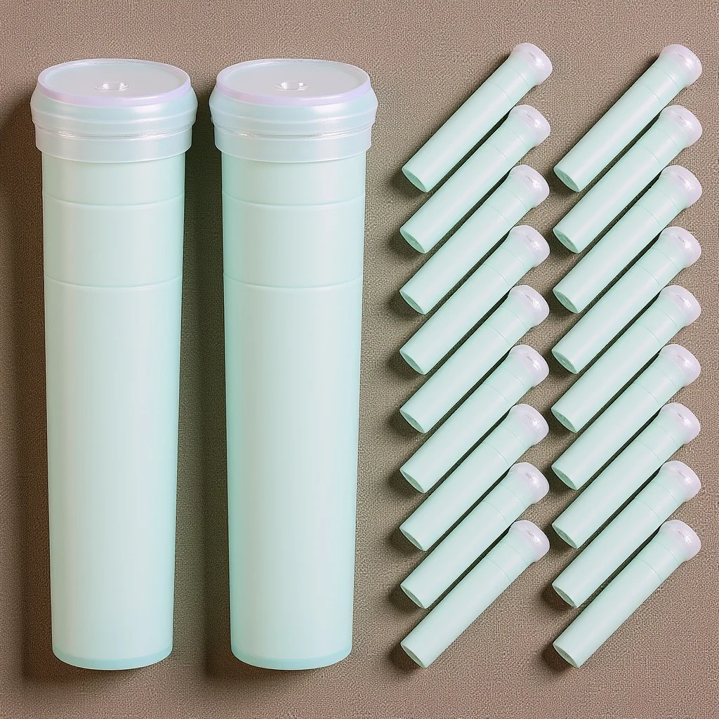 

20Pcs Floral Water Tubes Fresh Flower Preservation Leakproof Flexible for Flower Stems Floral Arrangement Supplies 7.2x1.8cm Sky